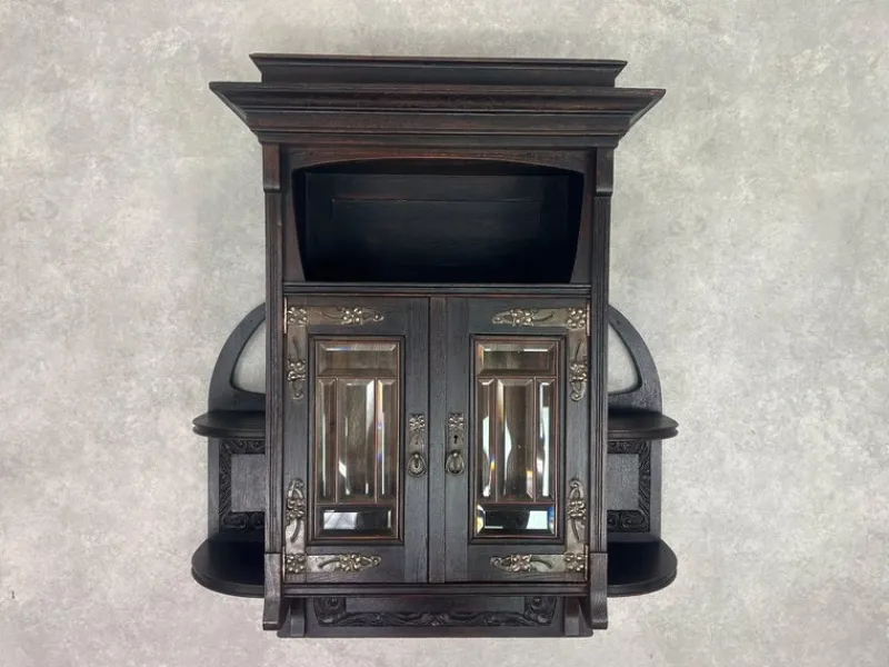 Best Pamono Vienna Secession Wall Cabinet, 1890s