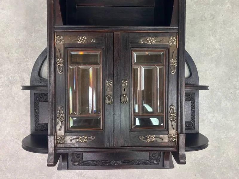 Best Pamono Vienna Secession Wall Cabinet, 1890s