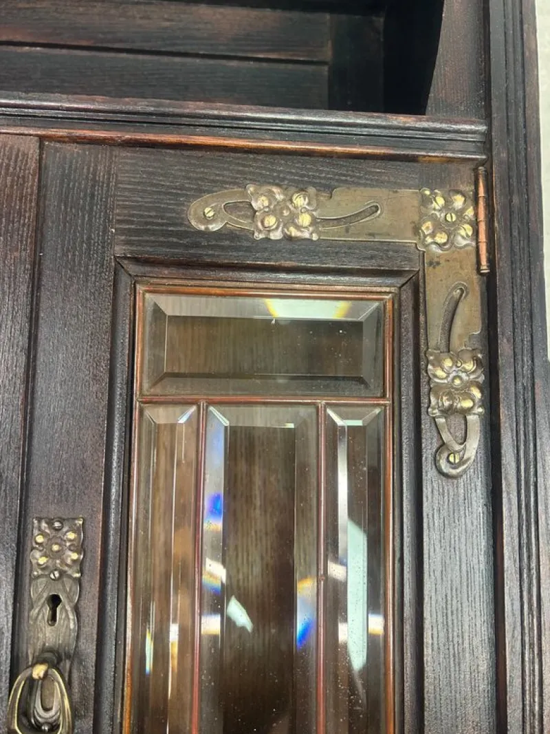 Best Pamono Vienna Secession Wall Cabinet, 1890s
