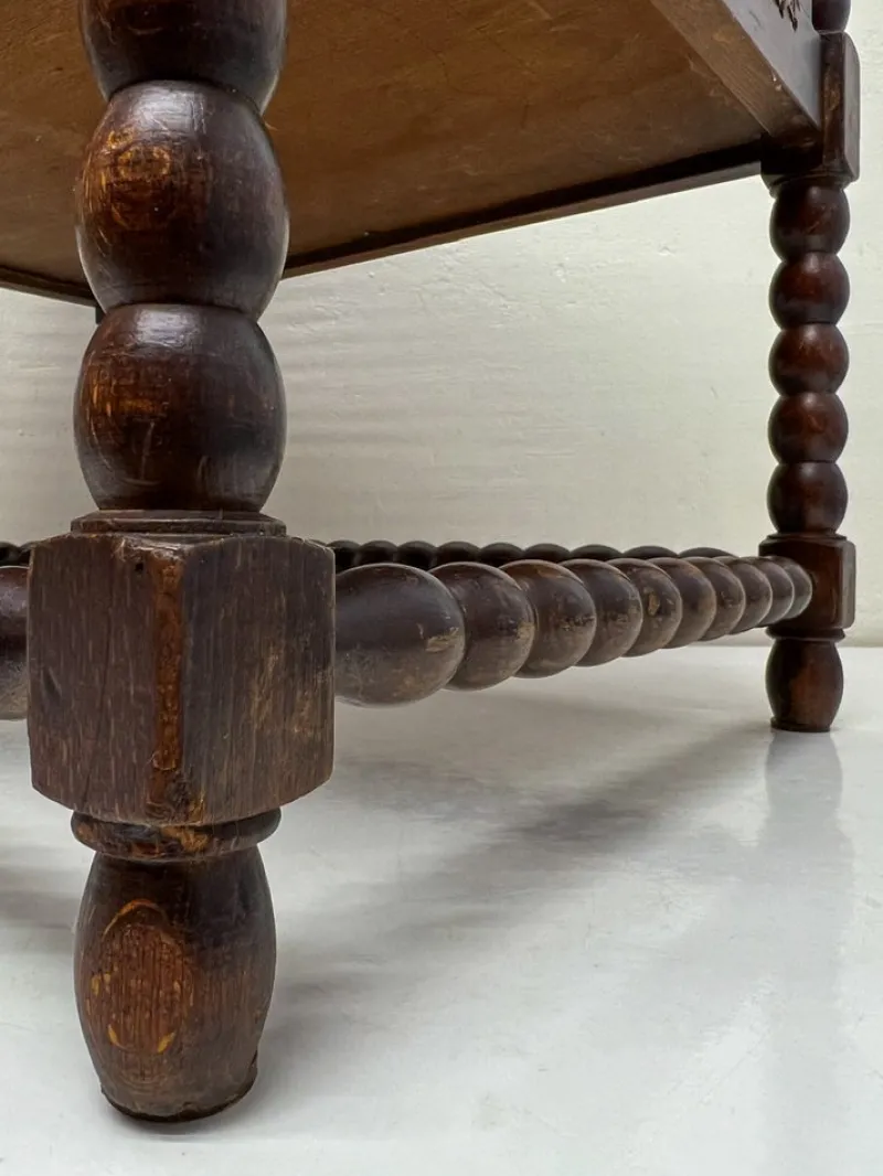 Pamono Vienna Straw and Bobbin Wood Magazine Holder, 1950s> Magazine Racks