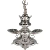New Pamono Viennese Art Nouveau Silver Caviar Stand from Würbel & Czokally, 1900s
