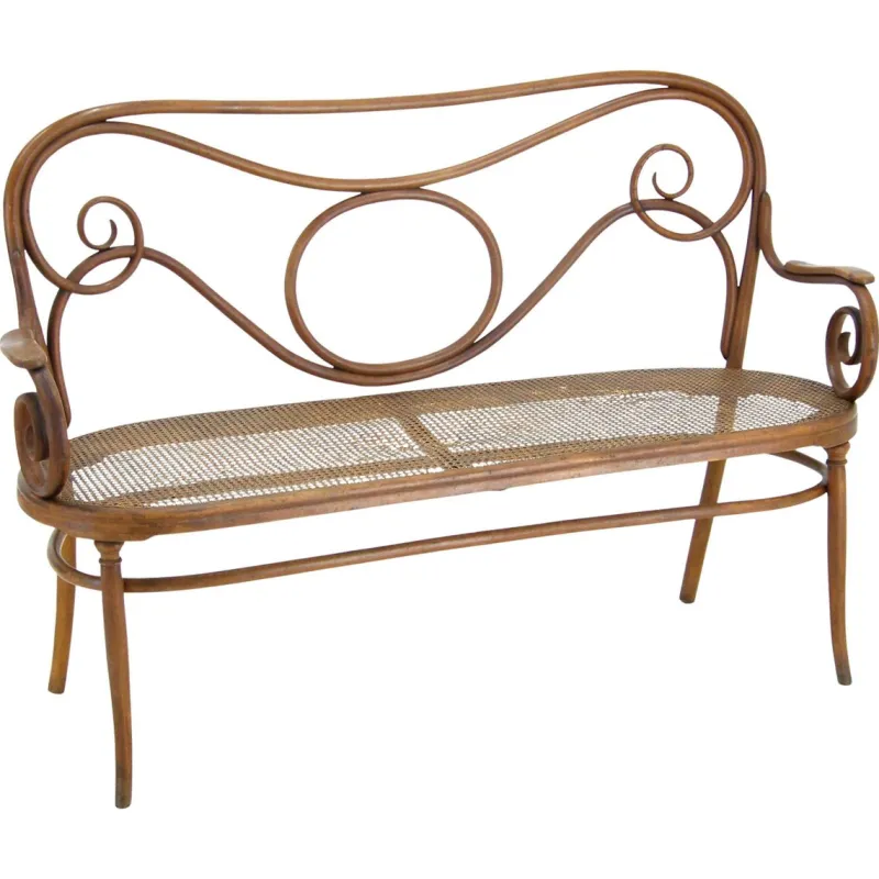 Pamono Viennese Bench by Michael Thonet for Thonet, 1900> Benches