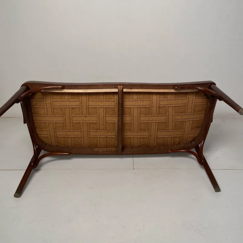 Sale Pamono Viennese Secession 2-Seater Bench from Jacob & Josef Kohn, Early 20th Century