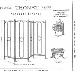 Outlet Pamono Viennese Thonet No. 2 Screen, 1888