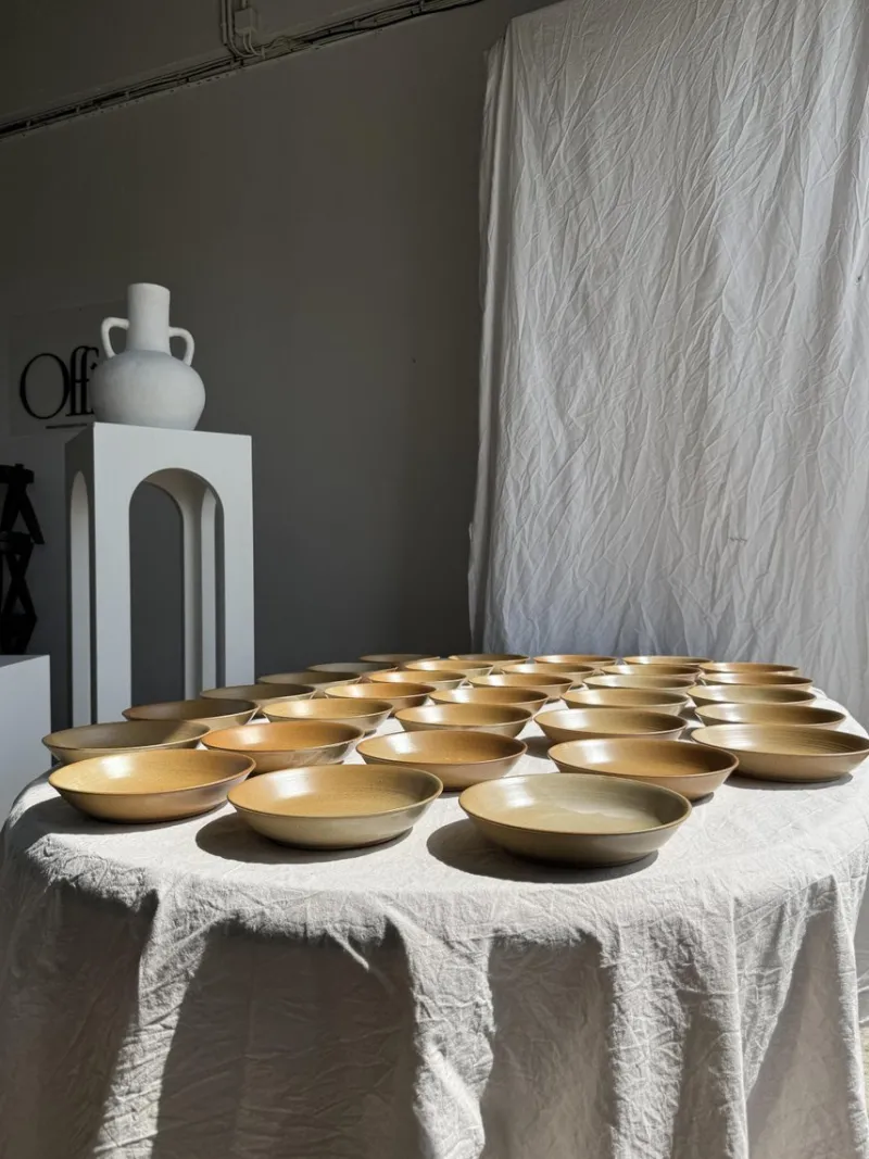 Pamono Village France D19 Soup Plates from CNP, 1980s, Set of 29> Dinner Plates & Bowls