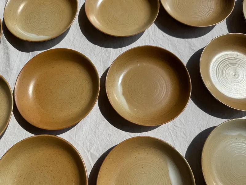 Pamono Village France D19 Soup Plates from CNP, 1980s, Set of 29> Dinner Plates & Bowls