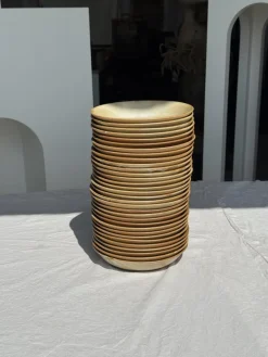 Pamono Village France D19 Soup Plates from CNP, 1980s, Set of 29><noscript><img width=