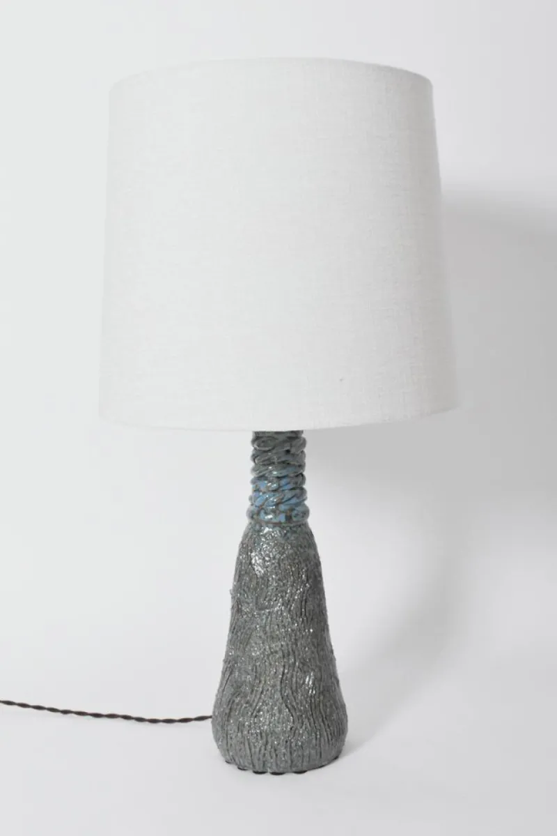 Sale Pamono Villandry Blue Green Ceramic Lamp by Barracuda Interiors