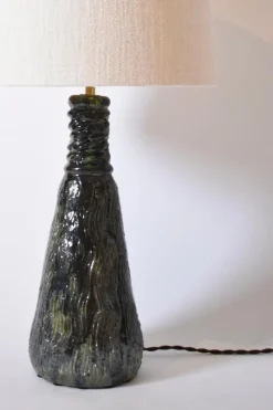 Pamono Villandry Green and Blue Ceramic Lamp by Barracuda Interiors> Table Lamps