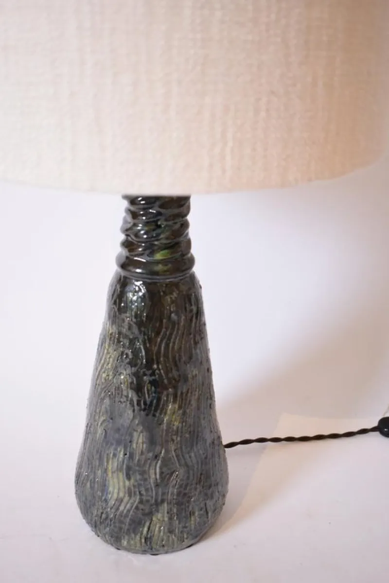 Pamono Villandry Green and Blue Ceramic Lamp by Barracuda Interiors> Table Lamps