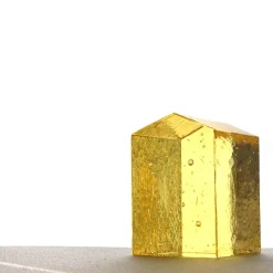 Pamono Vincent Van Goghs the Yellow House V2 Glass Sculpture by Richard Rooze for Jaroslav Wasserbauer><noscript><img width=