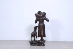 Pamono Vincenzo Cinque, Shepherdess, 19th Century, Bronze><noscript><img width=