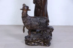 Pamono Vincenzo Cinque, Shepherdess, 19th Century, Bronze><noscript><img width=