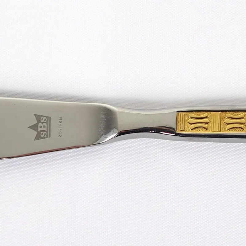 Outlet Pamono Vintage 24 Carat Gilded Stainless Steel Cutlery Set, Set of 70