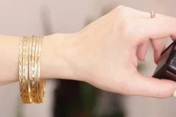 Pamono Vintage 18 Karat Gold Weekly Bracelet><noscript><img width=
