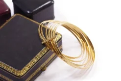 Pamono Vintage 18 Karat Gold Weekly Bracelet><noscript><img width=