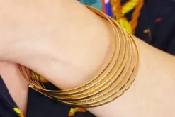 Pamono Vintage 18 Karat Gold Weekly Bracelet><noscript><img width=