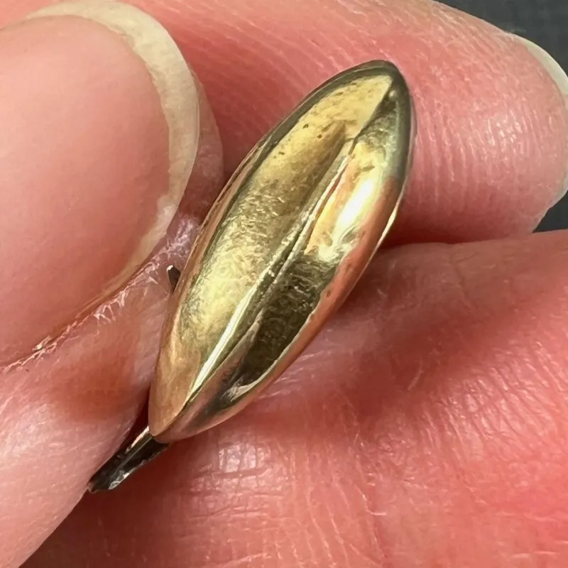 Sale Pamono Vintage 18 Karat Yellow Gold and Platinum Sailing Yacht Charm Pendant, 1940s