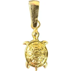 Clearance Pamono Vintage 18 Karat Yellow Gold Turtle Charm Pendant, 1960s