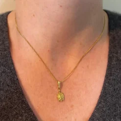 Clearance Pamono Vintage 18 Karat Yellow Gold Turtle Charm Pendant, 1960s
