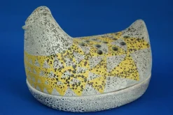 Pamono Vintage Acid-Treated Ceramic Chicken-Shaped Perfume Diffuser by Dante Baldelli, 1930s> Bottles, Carafes & Jugs