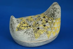 Pamono Vintage Acid-Treated Ceramic Chicken-Shaped Perfume Diffuser by Dante Baldelli, 1930s><noscript><img width=