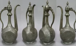 Outlet Pamono Vintage Afghan Engraved Pitcher and Basin Set in Copper, 1920s
