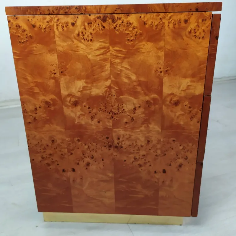 Pamono Vintage Amboyna Burl Chest of Drawers, 1970s> Dressers, Commodes & Chests