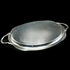 Pamono Vintage American Silver Plate Serving Tray, 1930s><noscript><img width=
