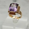 Best Pamono Vintage Amethyst Gold Ring, 1946