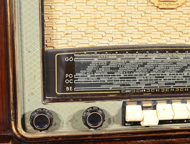 Pamono Vintage Amplix Radio, 1950> Electronics