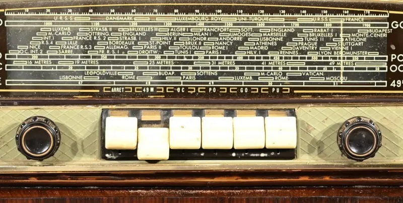 Pamono Vintage Amplix Radio, 1950> Electronics