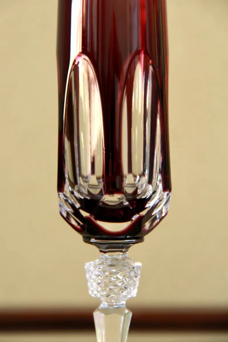 Pamono Vintage Antika Wine Crystal Glasses by Nachtmann, 1970s, Set of 6> Glassware
