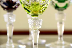 Pamono Vintage Antika Wine Crystal Glasses by Nachtmann, 1970s, Set of 6><noscript><img width=