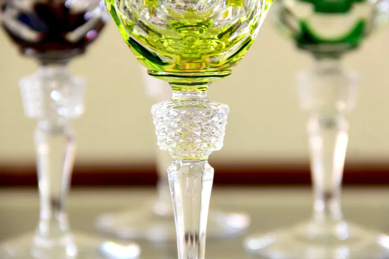 Pamono Vintage Antika Wine Crystal Glasses by Nachtmann, 1970s, Set of 6> Glassware