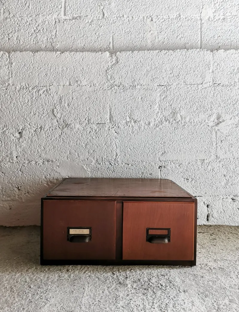 Clearance Pamono Vintage Archive Box with Drawers from F&F, 1950s