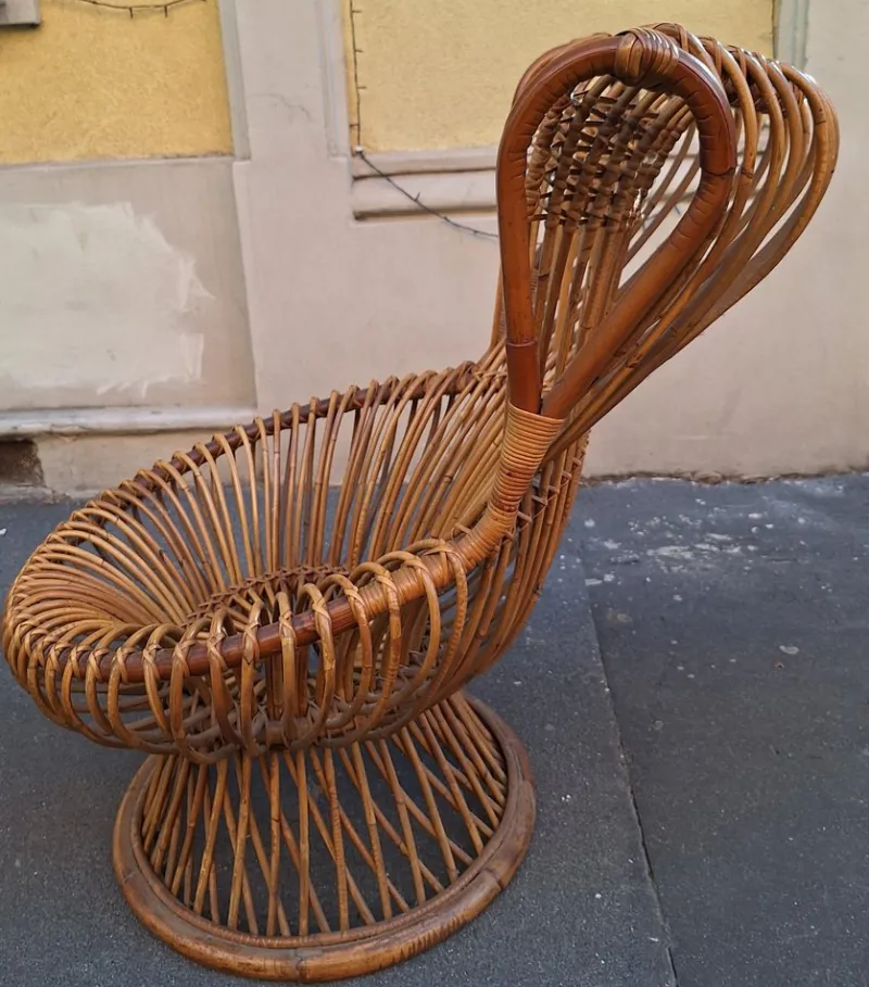 Pamono Vintage Armchair by Franco Albini, 1960s> Garden Seating