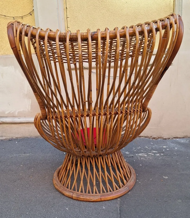 Pamono Vintage Armchair by Franco Albini, 1960s> Garden Seating