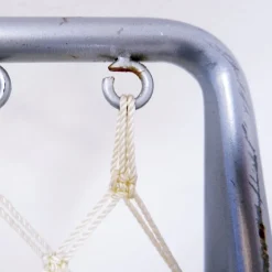 Pamono Vintage Armchair in Metal and Synthetic Rope> Lounge Chairs & Armchairs