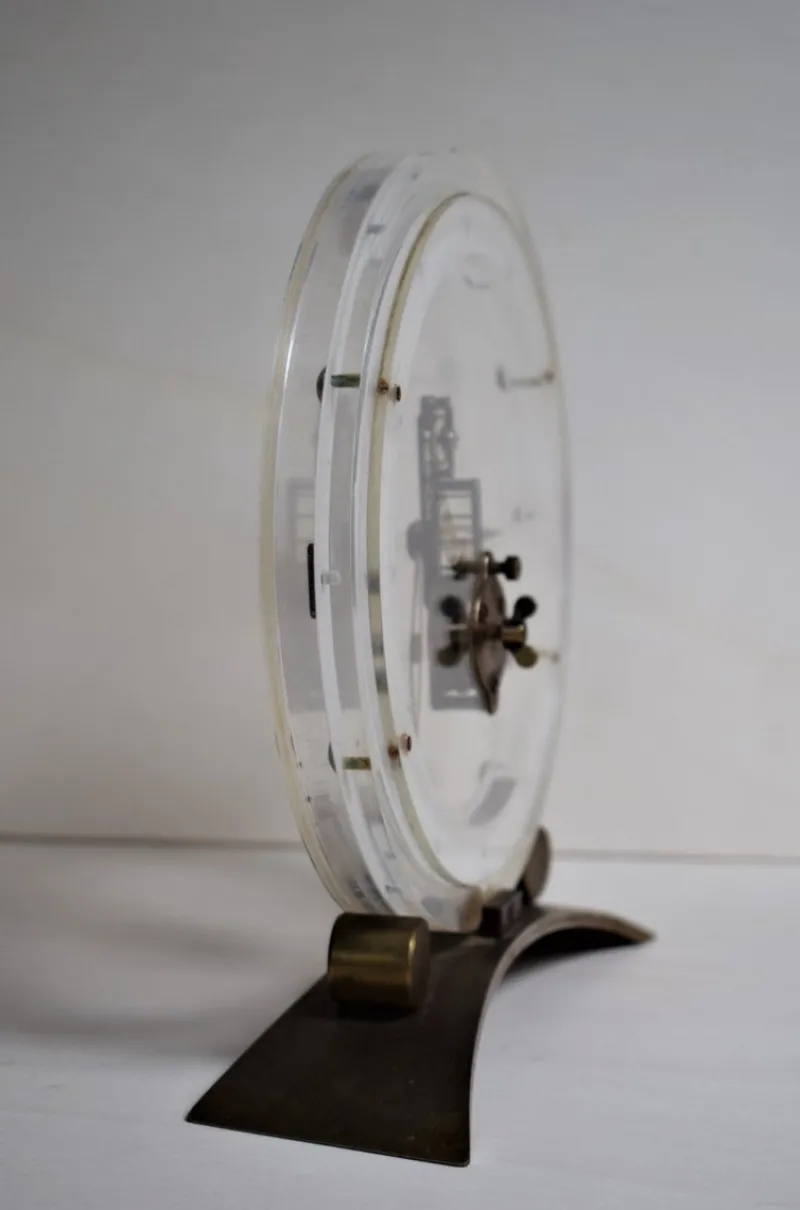 Pamono Vintage Art Deco Baguette Mod. 234 Clock from Jaeger-LeCoultre> Clocks