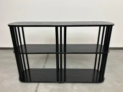 New Pamono Vintage Art Deco Black Shelf, 1920s