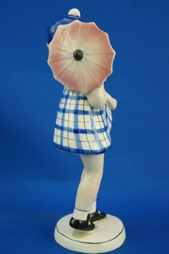 Pamono Vintage Art Deco Ceramic Sculpture by Claire Weiss for the Goldscheider Factory, 1920s><noscript><img width=