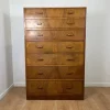 Pamono Vintage Art Deco Chest of Drawers in Flamed Walnut, 1930s> Dressers, Commodes & Chests