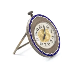 Pamono Vintage Art Deco Enamel Table Clock from Cyma, 1920s><noscript><img width=