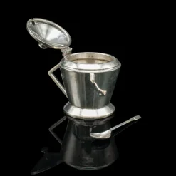 Pamono Vintage Art Deco English Condiment Set in Silver, 1930s, Set of 3> Salt & Pepper Shakers