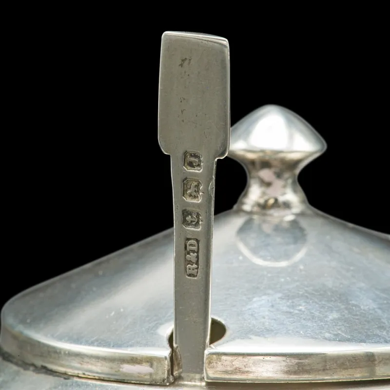 Pamono Vintage Art Deco English Condiment Set in Silver, 1930s, Set of 3> Salt & Pepper Shakers