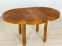 Pamono Vintage Art Deco Extendable Wooden Dining Table, 1940> Dining Tables & Sets