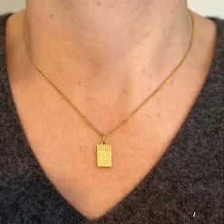 Pamono Vintage Art Deco Folding Fob Seal Initials Am 18k Yellow Gold Charm Pendant, 1920s><noscript><img width=