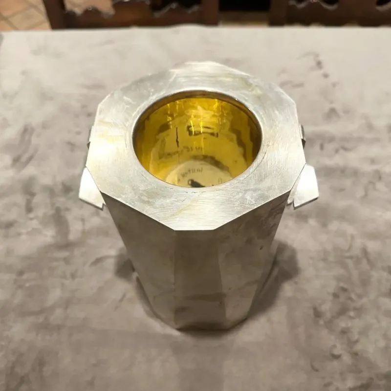 Outlet Pamono Vintage Art Deco Italian Silver Plated Wine Cooler, 1940s