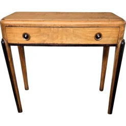 Pamono Vintage Art Deco Italian Walnut Root Desk, 1950s